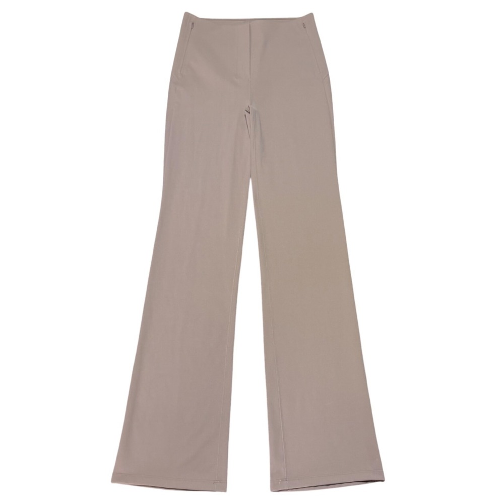 Lululemon Smooth Fit Pull On High Rise Pant Flare Full Length Taupe W5GHAS sz 6